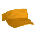 Laundered Chino Twill Visor with Hook and Loop Closure (Yellow)